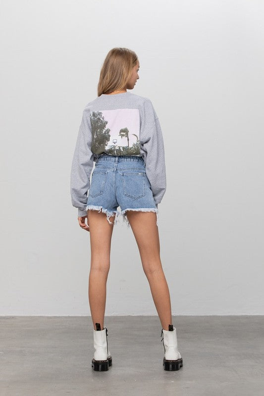 Willows Rhinestone Denim Shorts