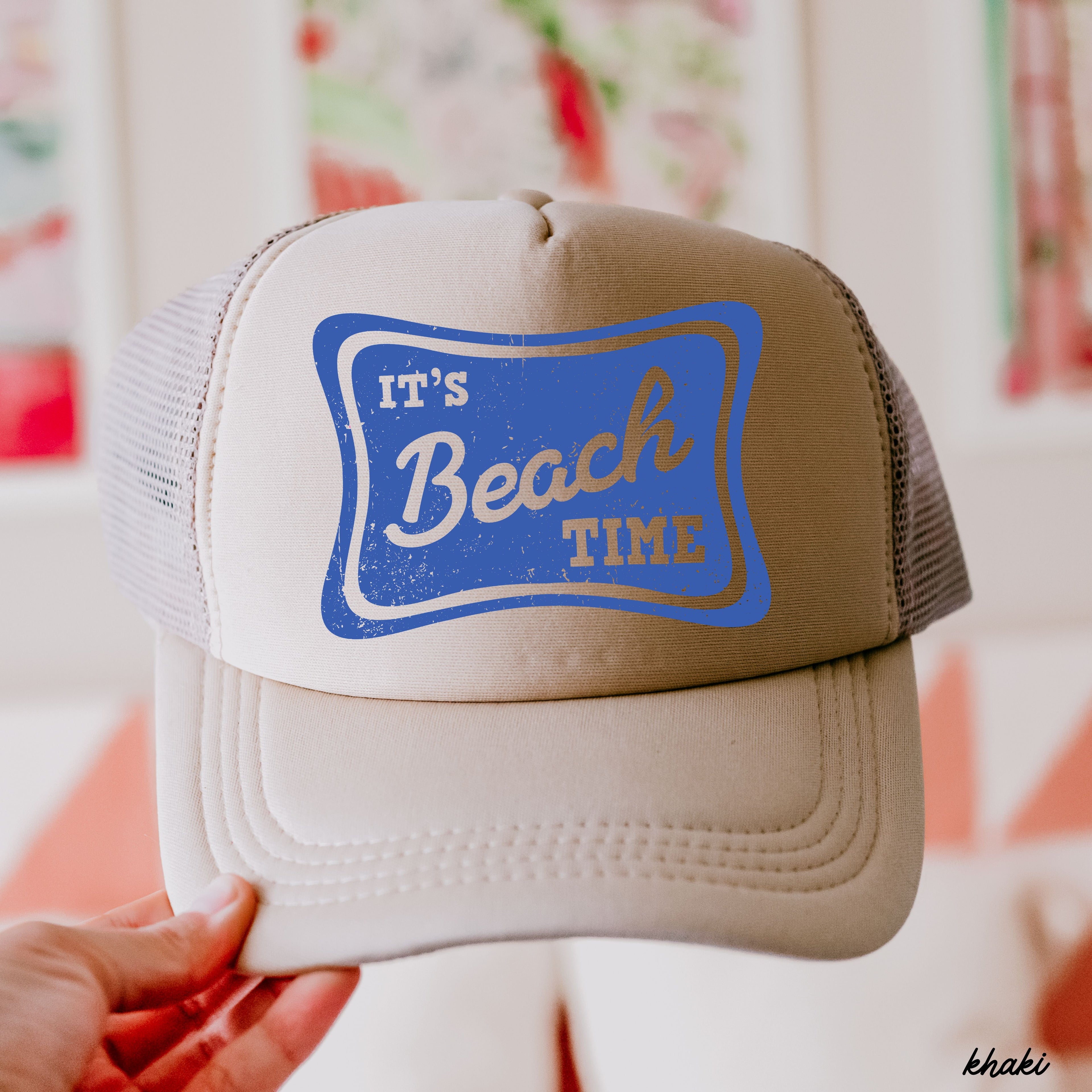It's Beach Time Trucker Hat *9 COLORS