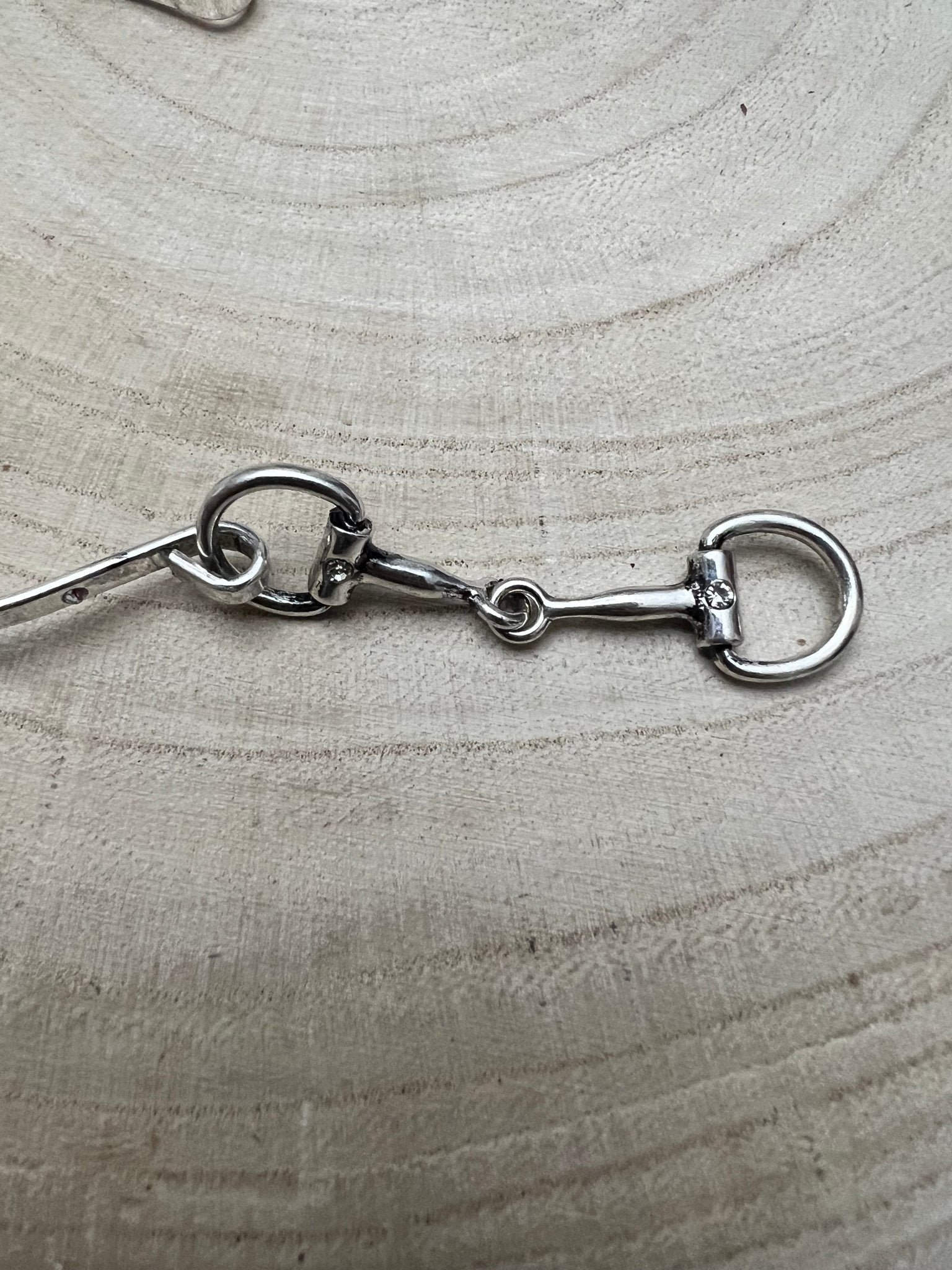 Western Snaffle Bit Easy Clasp Bracelet
