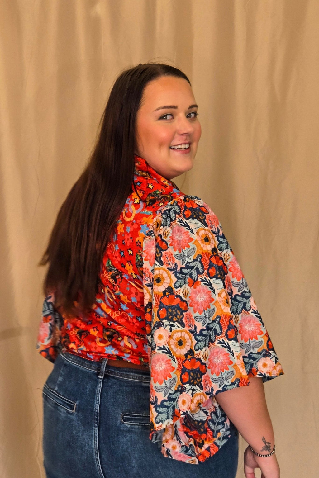 YeeHaw Red Blouse